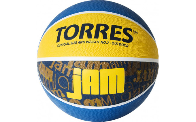 Мяч баскетбольный TORRES JAM, р.7 B02047 Мяч баскетбольный TORRES JAM, р.7 B02047